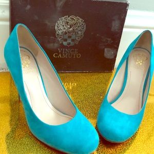 Vince Camuto Blue Heels